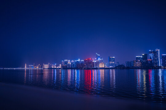 杭州钱江世纪城夜景