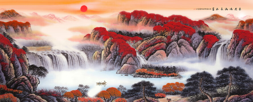 鴻運(yùn)當(dāng)頭國(guó)畫