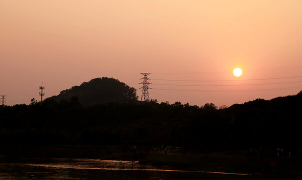 夕阳落日