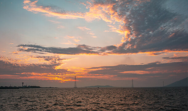 太湖日出