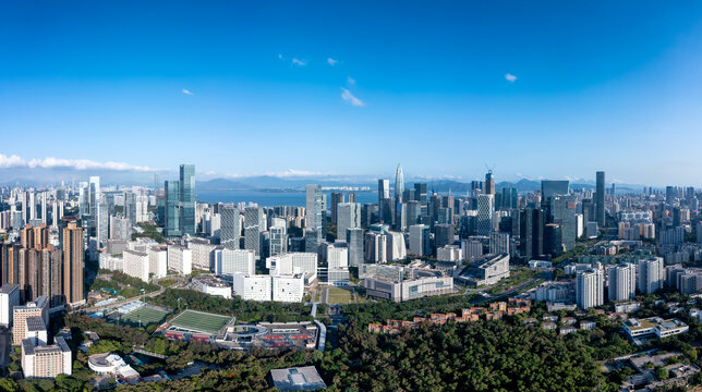 深圳南山粤海街道全景