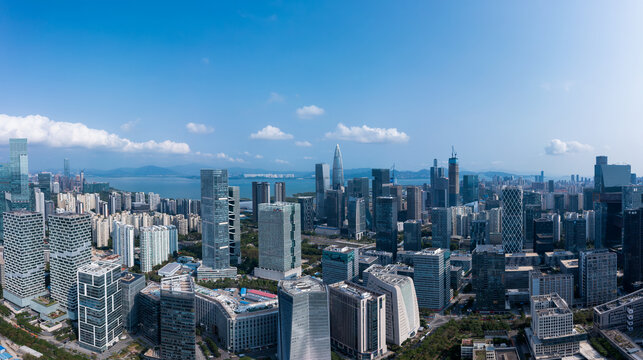 深圳南山粤海街道全景