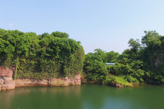 南昌南矶山自然保护区湿地风光