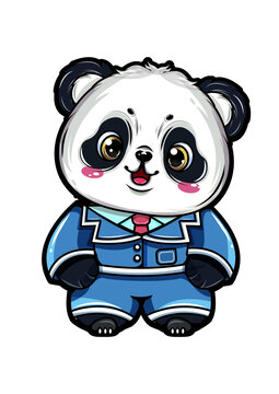 熊貓矢量插畫元素