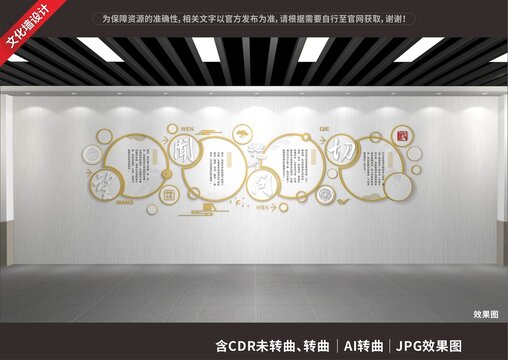 中醫(yī)文化展示展廳墻