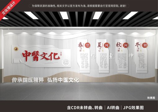 中醫(yī)文化展示展廳墻