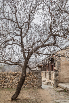 北京延庆霹破石村建筑风景