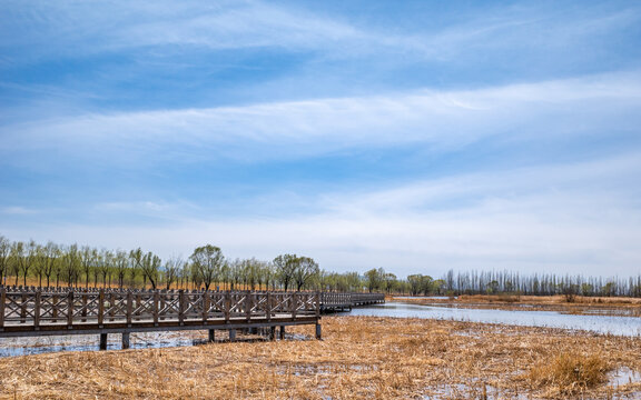 北京延庆野鸭湖风景