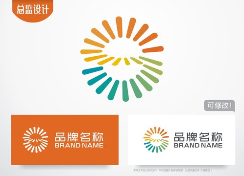 S字母logo陽光logo