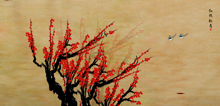 紅梅報(bào)喜