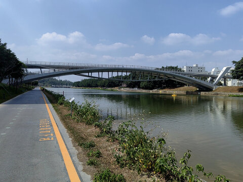 深圳光明洋涌河风光