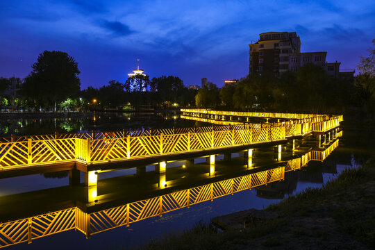 长春夜景