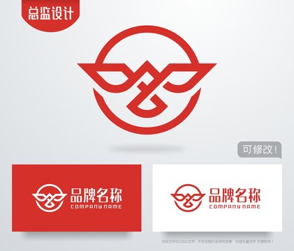 雄鹰展翅logo