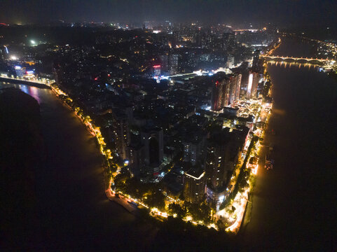 乐山市夜景