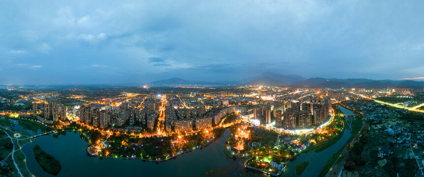 眉山市夜景