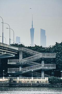 广州市城市标志性建筑拍摄