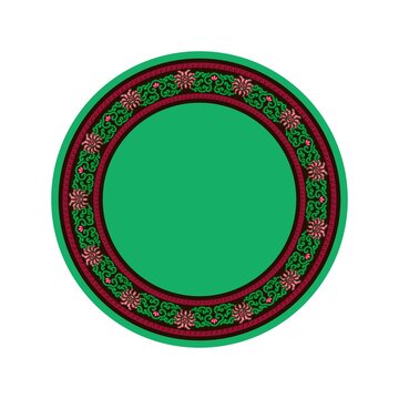 傳統(tǒng)矢量邊框圓背景