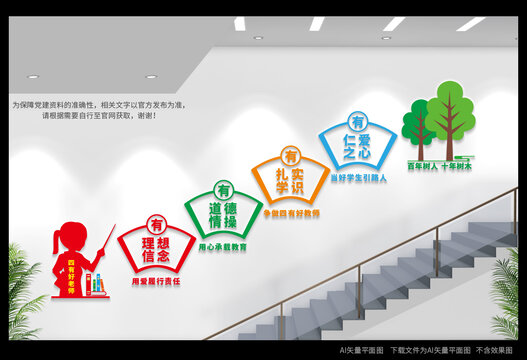 四有教師文化墻