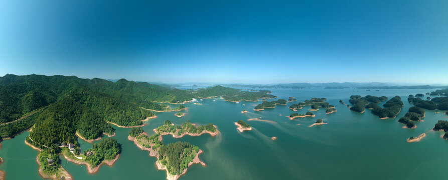 千岛湖航拍全景