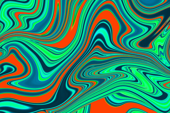 扭曲波紋地毯