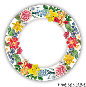 餐具花面