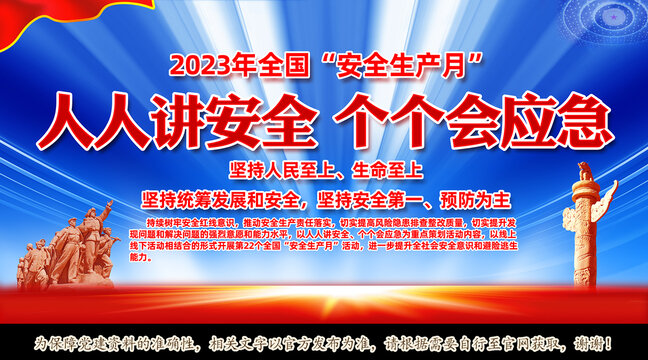 2023年安全生产月主题