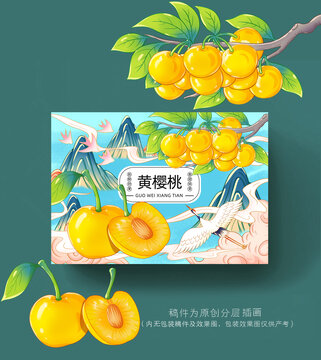 黃櫻桃插畫(huà)