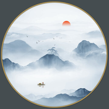山水圖
