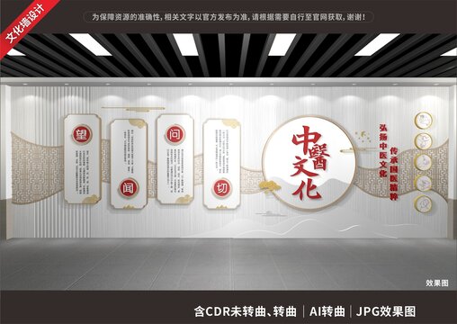 中醫(yī)文化展示展廳墻
