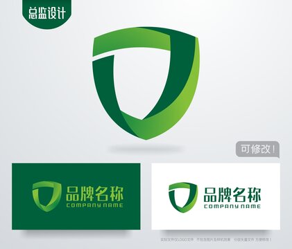 绿色盾牌logo