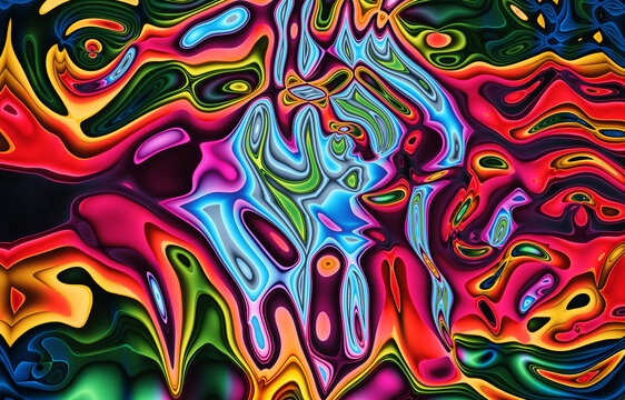 抽象流體畫