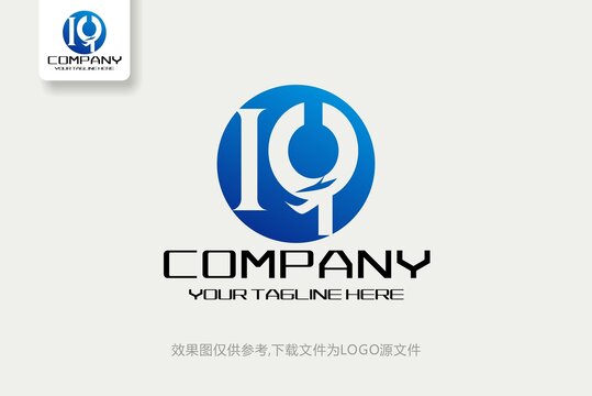 IQ字母標(biāo)志時(shí)尚創(chuàng)意LOGO