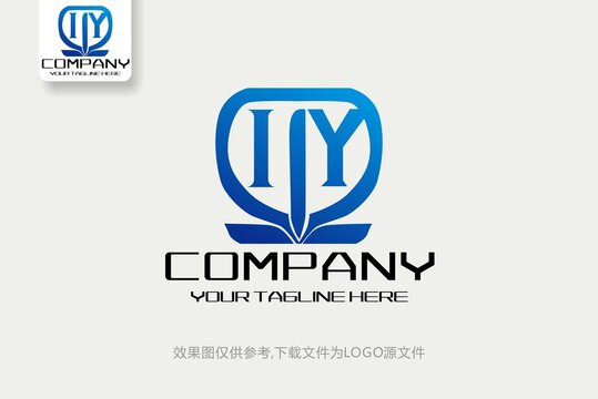 休闲娱乐IY字母logo