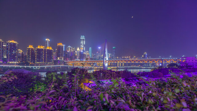 重庆夜景城市景观