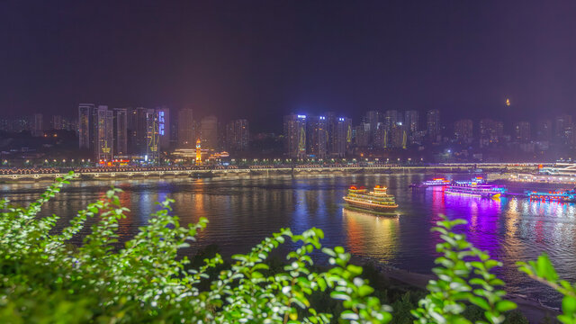 重庆夜景城市景观