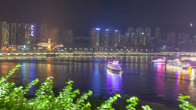 重庆夜景城市景观