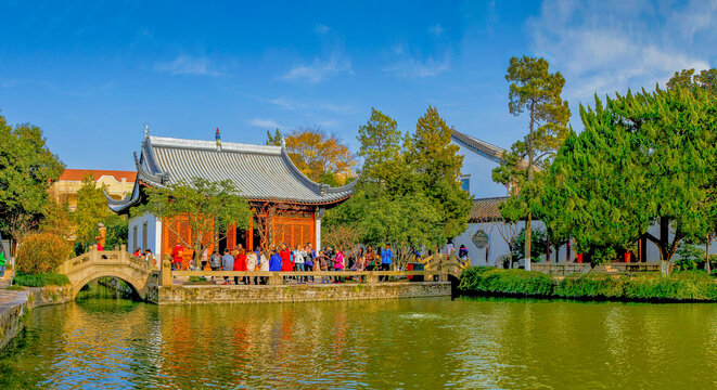 南京总统府全景图