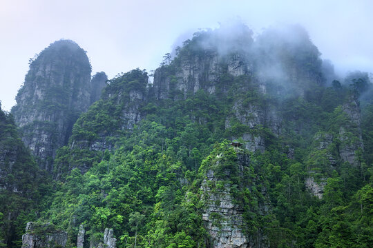 广西金秀莲花山景观