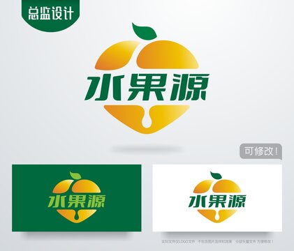 水果logo黄桃