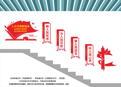 人大代表聯(lián)絡(luò)站文化墻