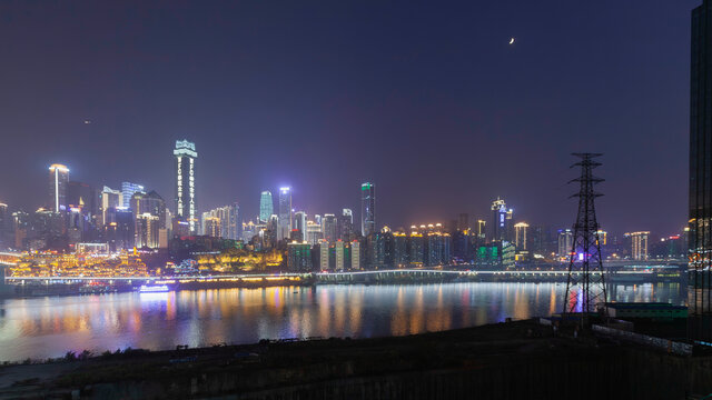 重庆美丽山城夜景