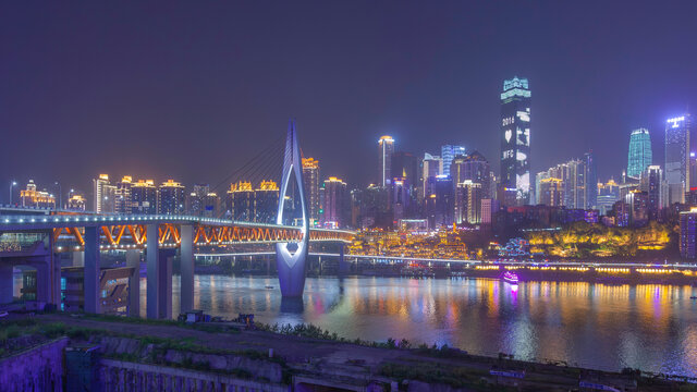 重庆美丽山城夜景