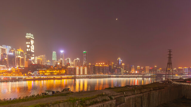 重庆美丽山城夜景