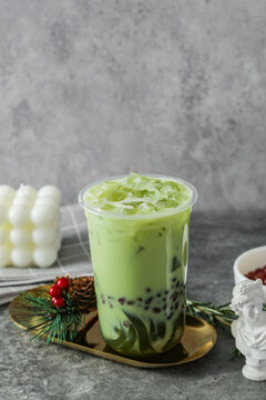 泰綠斑斕奶茶