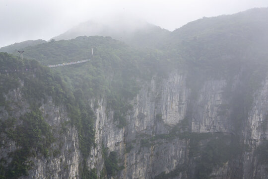 湖南张家界天门山景区