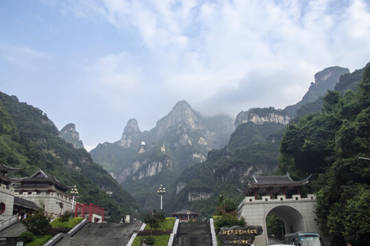 湖南张家界天门山景区