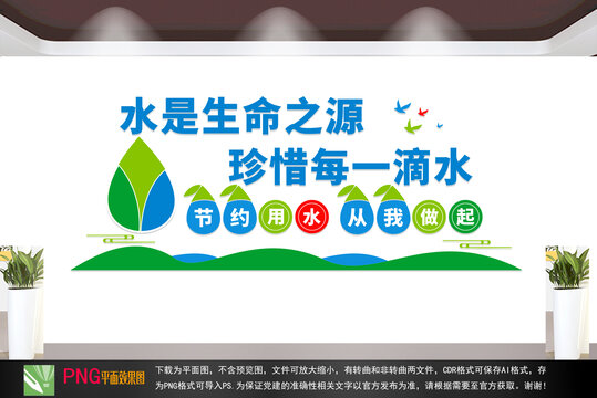 節(jié)約用水文化墻