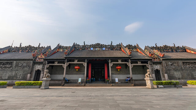 广州陈家祠明清建筑古祠