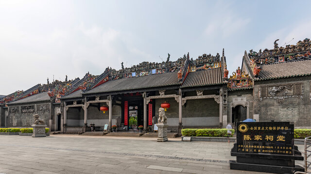 广州陈家祠明清建筑古祠