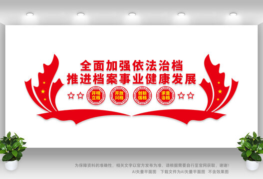 檔案局形象墻